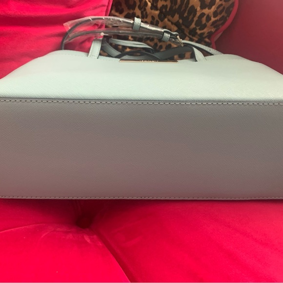 Kate Spade Zuri Maiden Way Suffiano Seaside Blue Handbag with matching Wallet - Picture 6 of 13